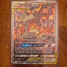 Reshiram & Charizard GX SM201 SM jumbo Holo Promo TAG TEAM 270HP