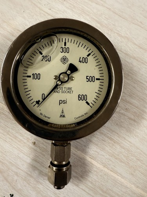 #ad #ad McDaniel Controls 316SS Tube and Socket 0 600PSI Pressure Gauge $79.99