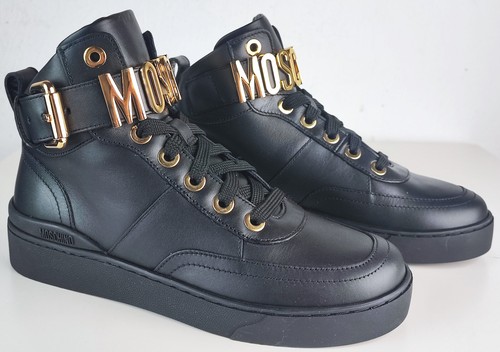 MOSCHINO Knöchel-Sneaker Damen Schuhe High-Top Sneaker Sportschuhe Gr.37 NEU - Bild 11 von 16