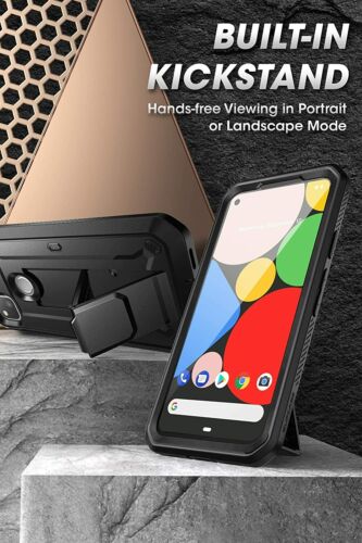 SUPCASE for Google Pixel 4A, FullBody Screen Protector Case Rugged Stand Cover - Picture 2 of 7