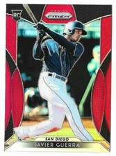 Javier Guerra 2019 Panini Prizm Red Rookie Parallel #242 San Diego Padres MLB