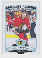 19/20 OPC...ADAM BOQVIST...MARQUEE ROOKIES...CARD # 616...BLACKHAWKS