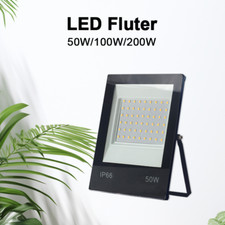 Ciepły biały reflektor LED 50W 100W 200W naświetlacz chłodny biały zewnętrzny dziedziniec