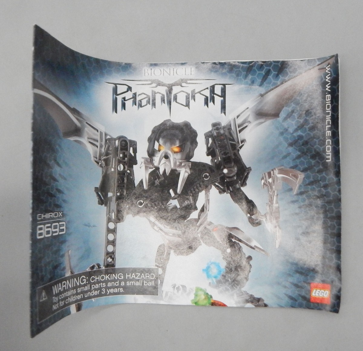 2008 vintage LEGO 8693 Bionicle CHIROX set COMPLETE w