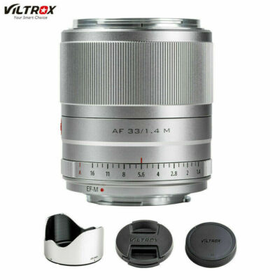 VILTROX 33mm F1.4 Auto Focus Lens APS-C for Canon EOS-M Mount M10 M100 M3 M5 M6