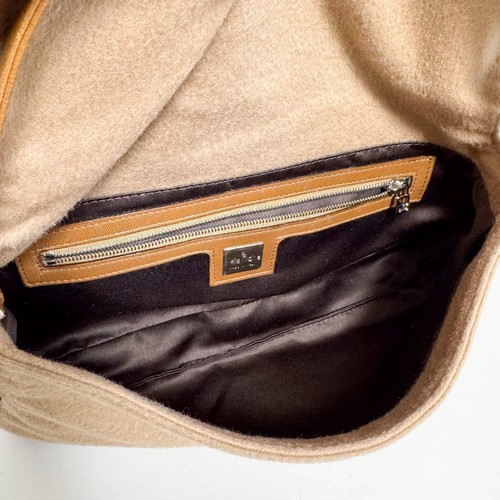 FENDI Baguette Wool Beige Shoulder Bag - Bild 14 von 18