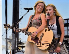 Maddie & Tae American Female country music duo Signed Autograph 8" x10" Photo