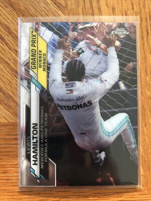 2020 Topps Chrome Formula 1 Lewis Hamilton #138 Monaco Grand Prix