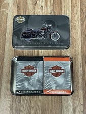 Harley Davidson 1998 Collector Tin Set - Sealed Playing Cards