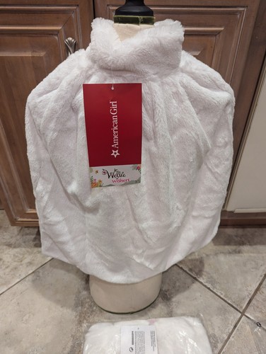 Wellie Wishers American Girl Suave Piel Blanca Invierno Capa Capa Bufanda Nuevo - Imagen 2 de 4