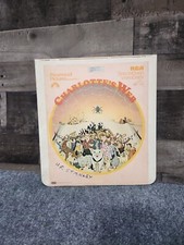 Charlotte's Web SelectAVision CED Video Disc RCA Selectavision VTG 1972