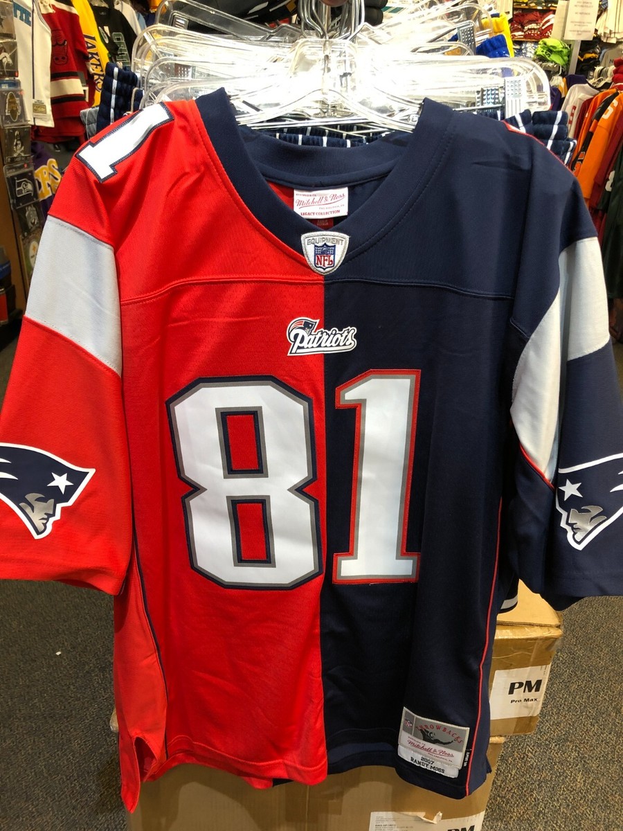 RANDY MOSS NEW ENGLAND PATRIOTS Mitchell & Ness NFL LEGACY JERSEY