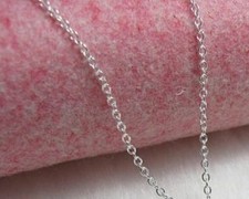 "O" Cable Chain Necklace - Sterling Silver - 2mm - 20 inch -Made In Italy BN