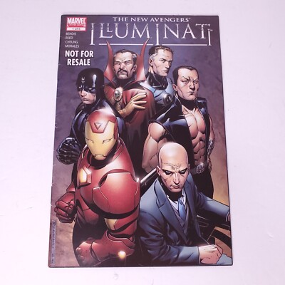 2006 New Avengers Illuminati #1 Not For Resale Variant Mini Marvel Comic Book