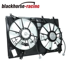 AC Condenser Radiator Cooling Fan Assembly For 2008-2013 Toyota Highlander V6