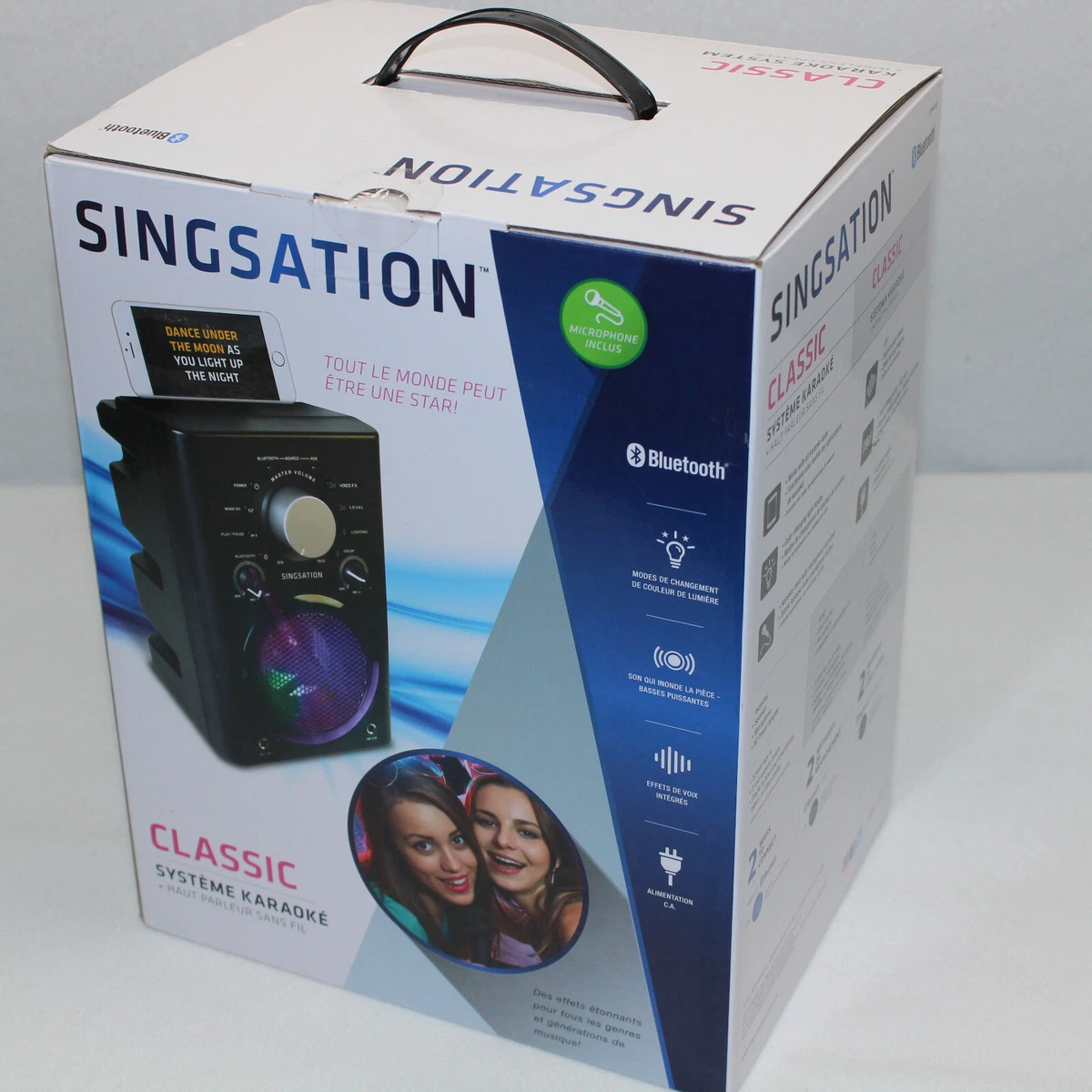 Singsation - Système de Karaoke Portable, Haut-Parleur Bluetooth, Micr