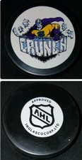 SYRACUSE CRUNCH AHL VINTAGE OFFICIAL INGLASCO SLOVAKIA HOCKEY PUCK OLD BEAUTY 