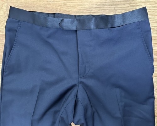 LANVIN Tuxedo Navy Blue EU 46 US36 Suit Dinner Jacket Pants FormalWear $3650 - Picture 9 of 13