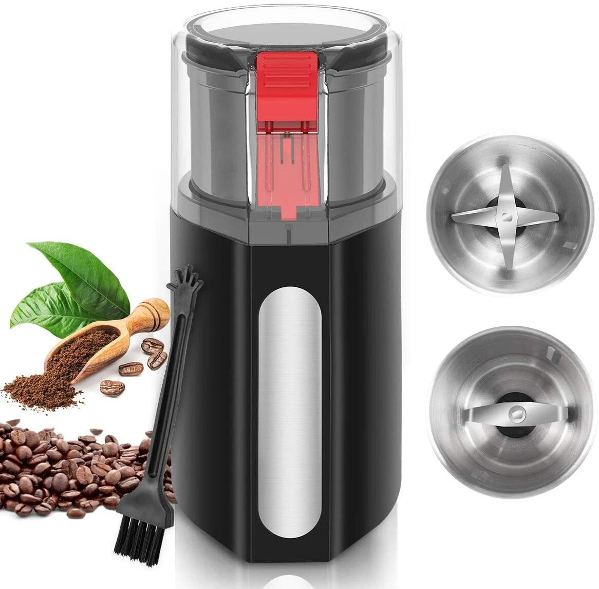 Electric Blade Grinders, 200W Spice Grinder Electric Coffee