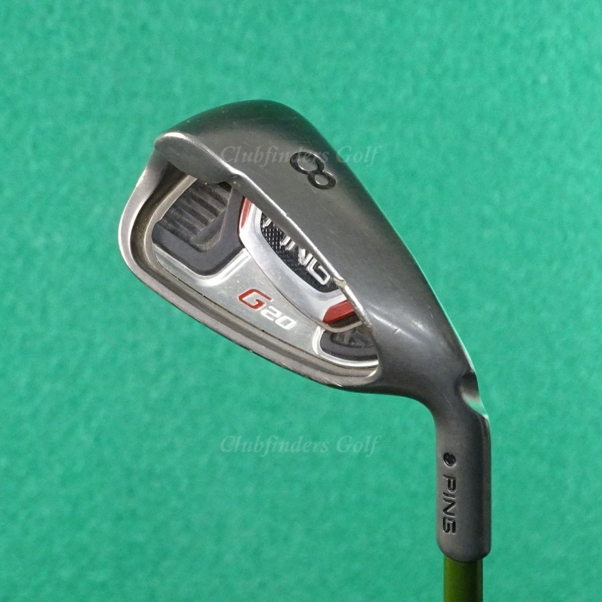 Set De Fers PING G20 6 Clubs (5-9,W) - Arbres NS PRO 950GH Flex R - Occasion Avec Rayures - Pour Droitier