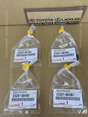 TOYOTA MR2 SW20 GT 3SGTE INSULATOR INJECTOR VIBRATION SET X4pc