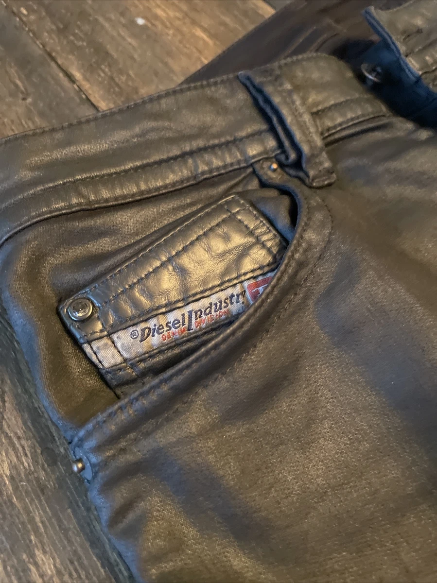Diesel black cheap jeans mens