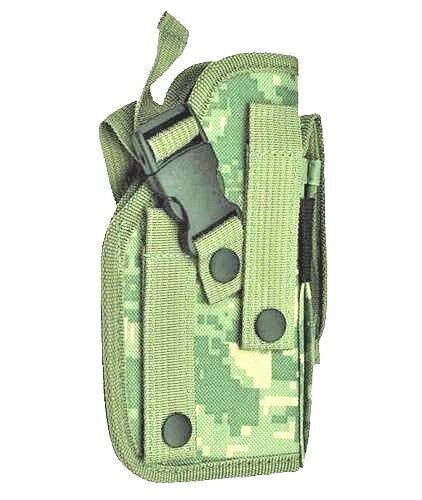 MOLLE ACU Digital Ambidextrous Gun Holster BB Airsoft Pistol Hand Tactical 307A - Picture 1 of 2