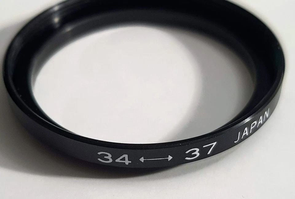 34-37mm Step-Up Stepping Adapter Lens Filter Metal Ring 34mm-37mm 34-37 Japan - Image 3 of 4
