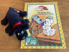 Vintage 1986 7 Tonka Pound Puppies Newborn Plush With Storybook