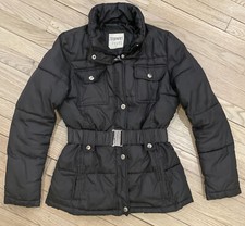 Esprit Black Womens Puffer Jacket Size Small