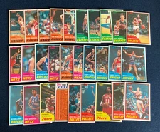 1981 TOPPS BASKETBALL EAST NEAR COMPLETE SET 41/44 PACK FRESH CARDS MISSING 3 C