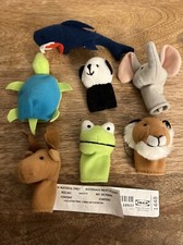 Ilea Animal  Sea Life Finger Puppets Mini Plush Toys Set Of 7