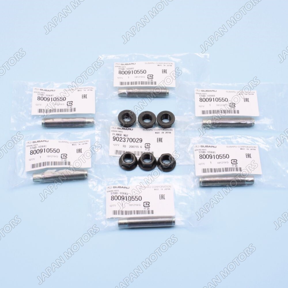 GENUINE Subaru Exhaust Manifold Stud & Nut Kit WRX STI Legacy Impreza