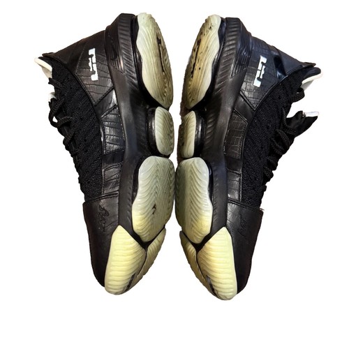Nike LeBron XVI 16 Glow Black/Black-Glow CD2451-001 Men's Size 12 - 第 5/10 張圖片