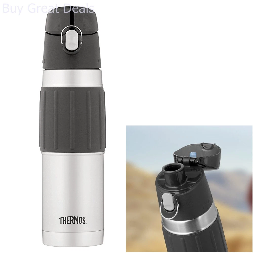 Thermos vacuum insulated 18 ounce cheap stainless steel hydration bottle