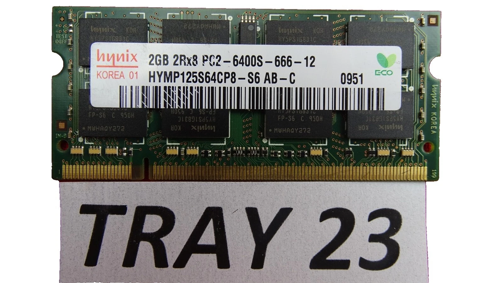Ordenador Hynix SO-DIMM Módulo de memoria (RAM) 1 200
