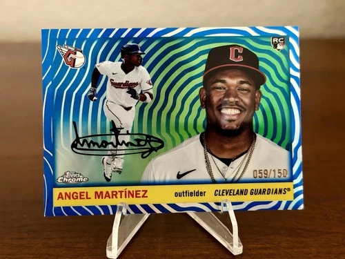 Angel Martinez 2025 Topps Chrome Angel Martinez #359 Blue