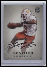2012 SP Authentic #97 Tim Benford Rookie Card
