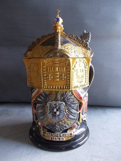 Bierkrug WW Team "Deutsches Reich 1871 1918 Limitiert LESEN