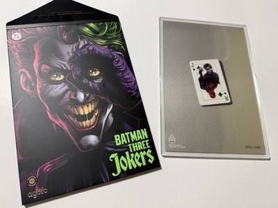 Batman Three Jokers DC COIN .999 Silver 1oz ArtworkProof Coin #556 of 1000