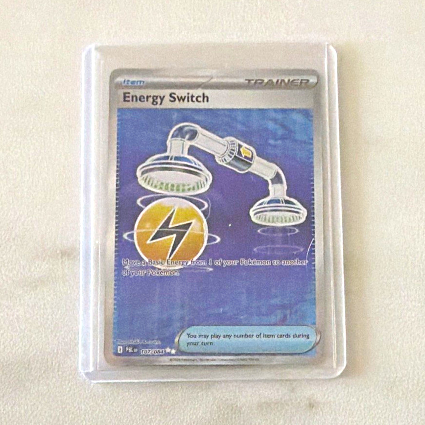 Pokémon TCG Energy Switch Pitch Black Ultra Rare Holo Eng 107/084