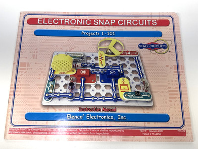 Electronic Snap Circuits Projects 1-101 2007 #753102 Instruction Manual Only