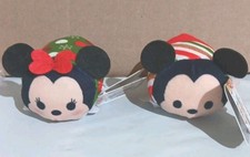 Disney Tsum Tsum Christmas Holiday Mini Figures Set Mickey  Minnie