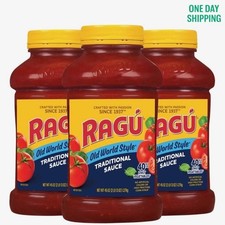 Ragu Old World Style Traditional Pasta Sauce, 45 oz., 3 pack. High Quality