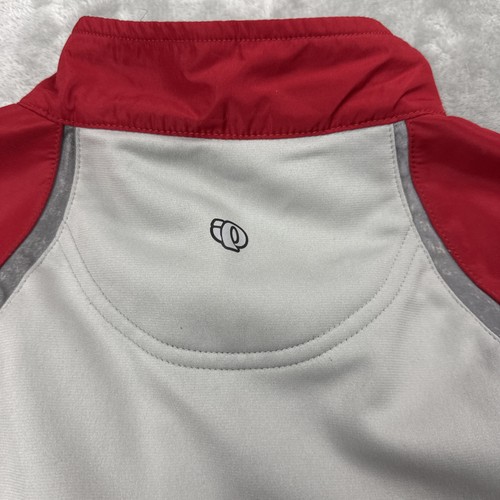 Vintage 2005 Pearl Izumi Damen-Radjacke mit durchgehendem Reißverschluss Größe Small grau rot - Bild 10 von 12