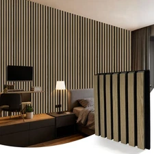4PCS MDF Wood Acoustic Slats 30x30cm 11.8"x11.8" - Studio/Home Theater Sound Pan