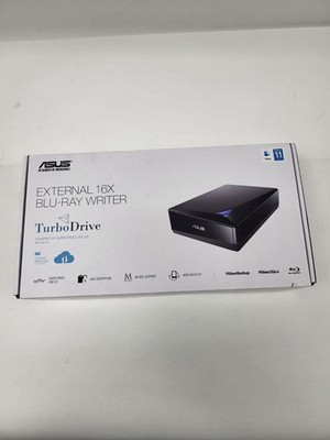 ASUS BW-16D1X-U External Blu-Ray Burner Drive for PC - Black for