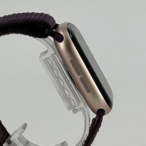 Apple Watch (Series 10) 42mm Rose Gold Aluminum w/ Plum Sport Loop (GPS) - 7/10 - Photo 5 sur 5