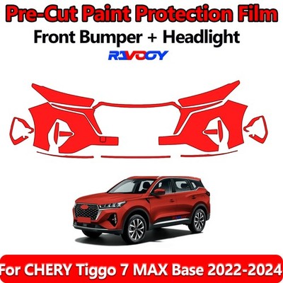 8.5Mil PreCut Front Bumper PPF Kit Film For CHERY Tiggo 7 MAX Base 2022-2024