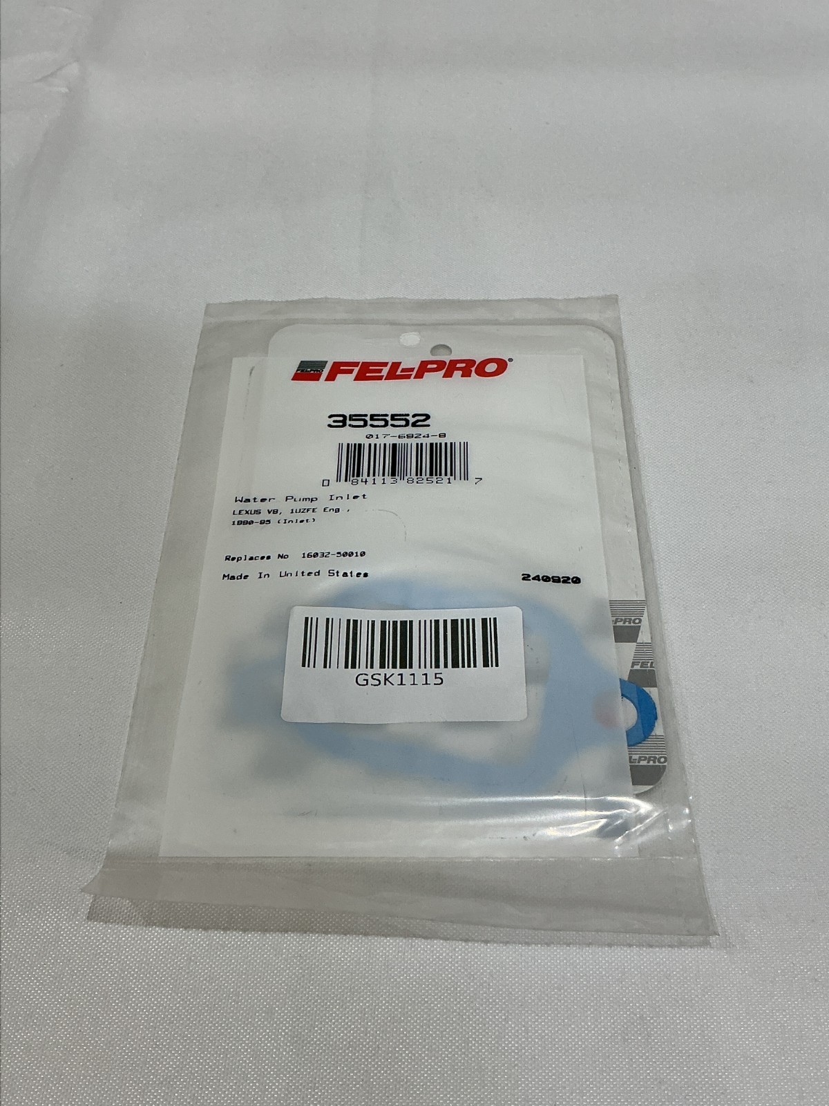 Fel-Pro 35552 Thermostat Housing Gasket Lower OE Replacement Lexus Toyota